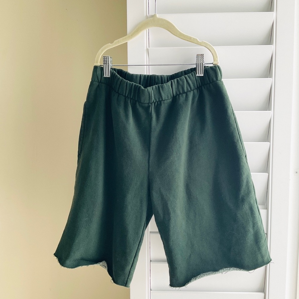 Brandy Melville dark green bermuda shorts